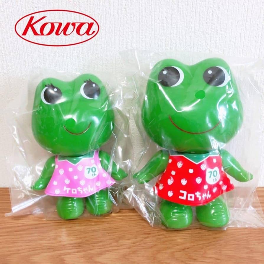 【フィギュア】ケロちゃんコロちゃん4体＋おまけ付き 新品未開封】ケロちゃん コロちゃん ソフビ人形 フィギュア